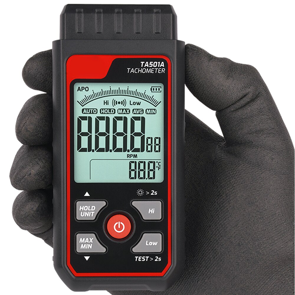 Industrial Laser Tachometer - TA501A Lazer Takometre Kadar 999999 Makine