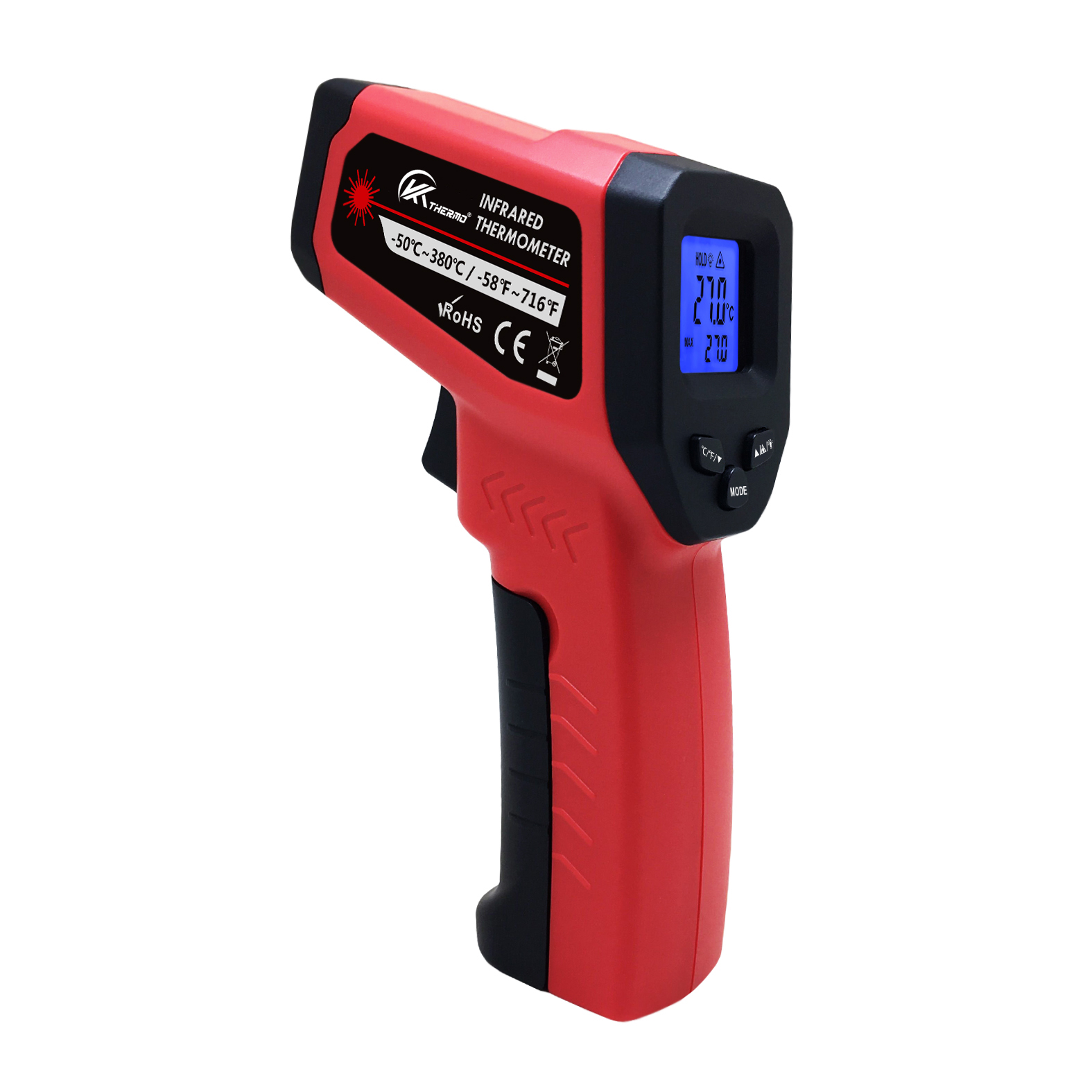 Industrial Laser Temperature Sensor - LCD endüstriyel elektronik termometre temassız-50 ~