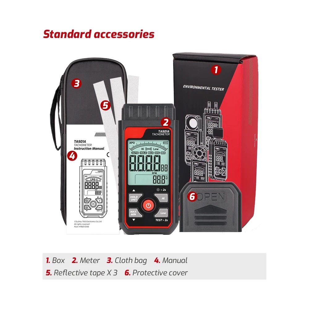 TA501A Lazer Takometre Kadar 9 - Industrial Laser Tachometer incelemesi ve fiyatı