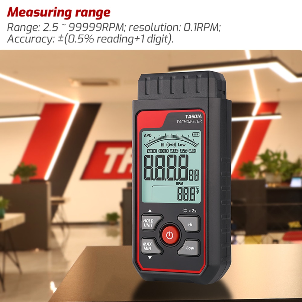 TA501A Lazer Takometre Kadar 9 - Industrial Laser Tachometer incelemesi ve fiyatı