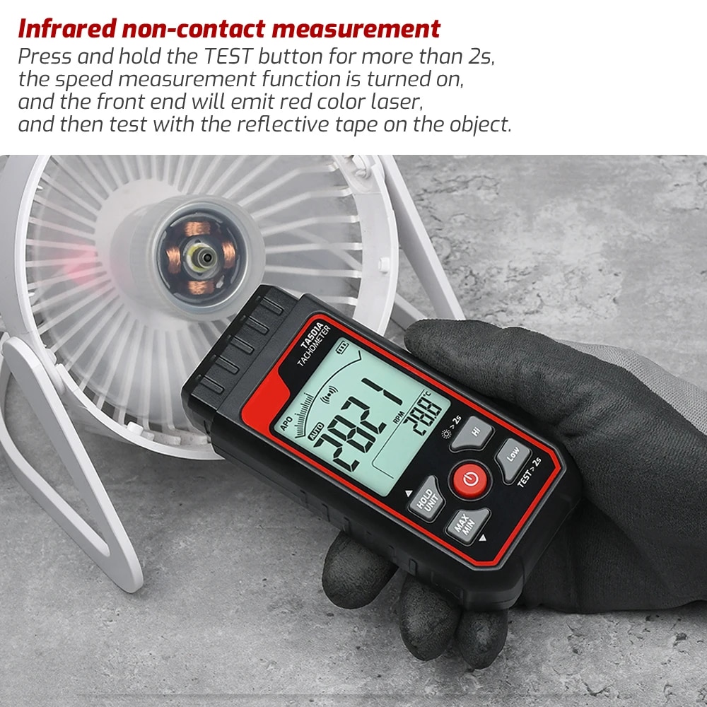 TA501A Lazer Takometre Kadar 9 - Industrial Laser Tachometer incelemesi ve fiyatı