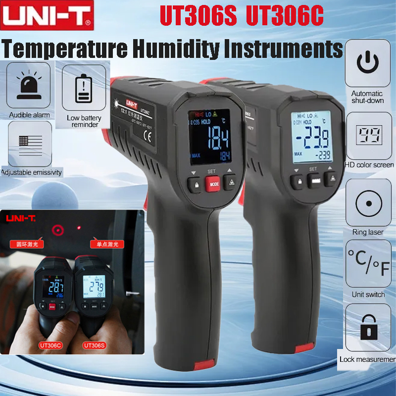 UNI-T UT306S UT306C Dijital Te - Industrial Laser Temperature Sensor incelemesi ve fiyatı