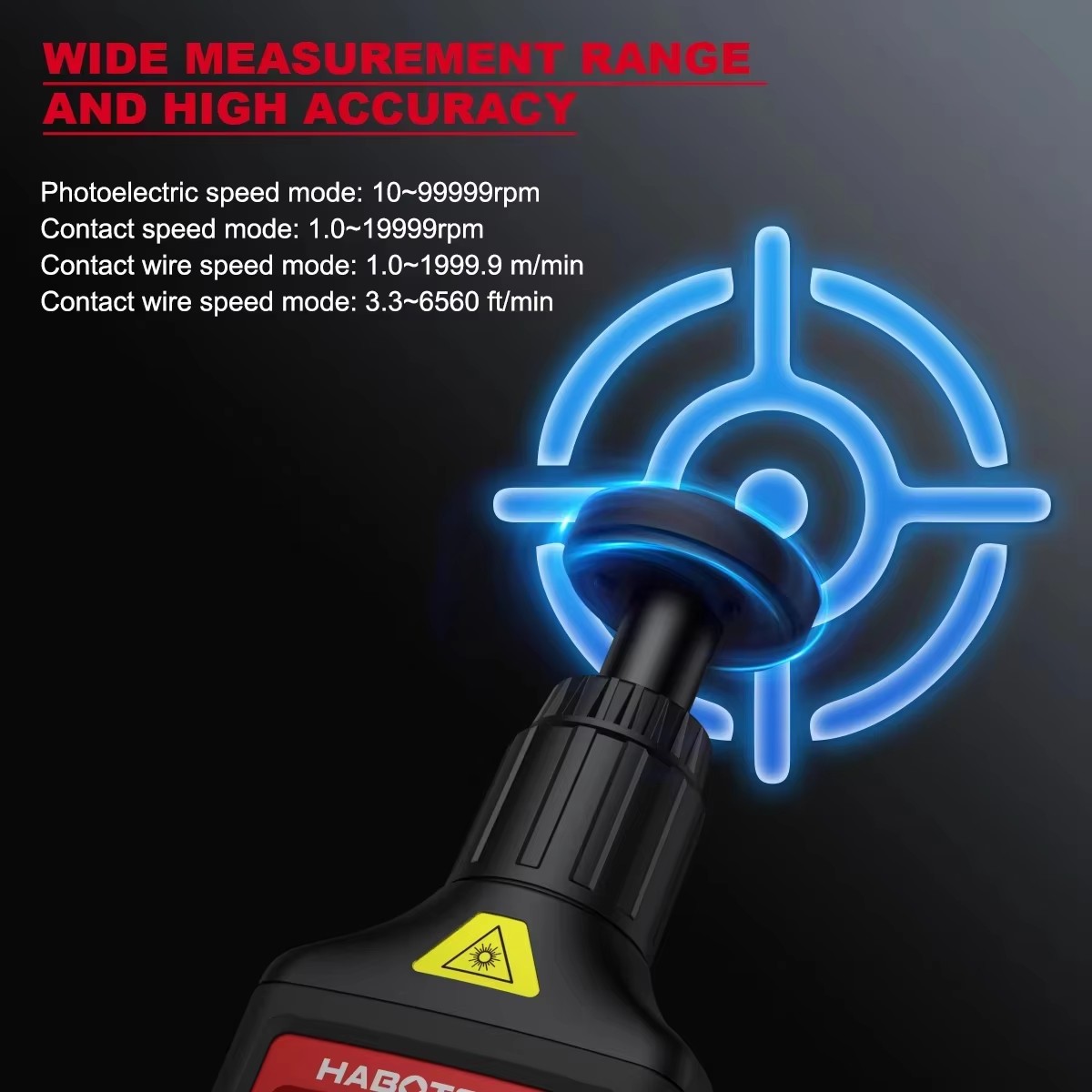 HABOTEST HT671 2'si 1 Arada Di - Industrial Laser Tachometer incelemesi ve fiyatı