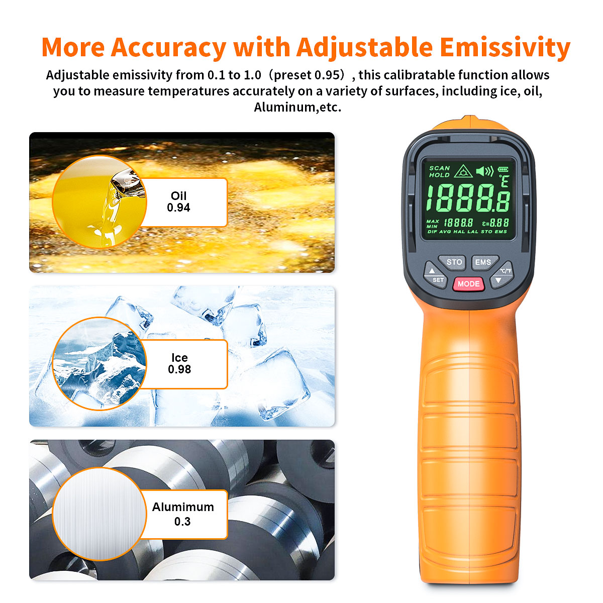 DT1000 DT1600 Kızılötesi Termo - Industrial Laser Temperature Sensor incelemesi ve fiyatı