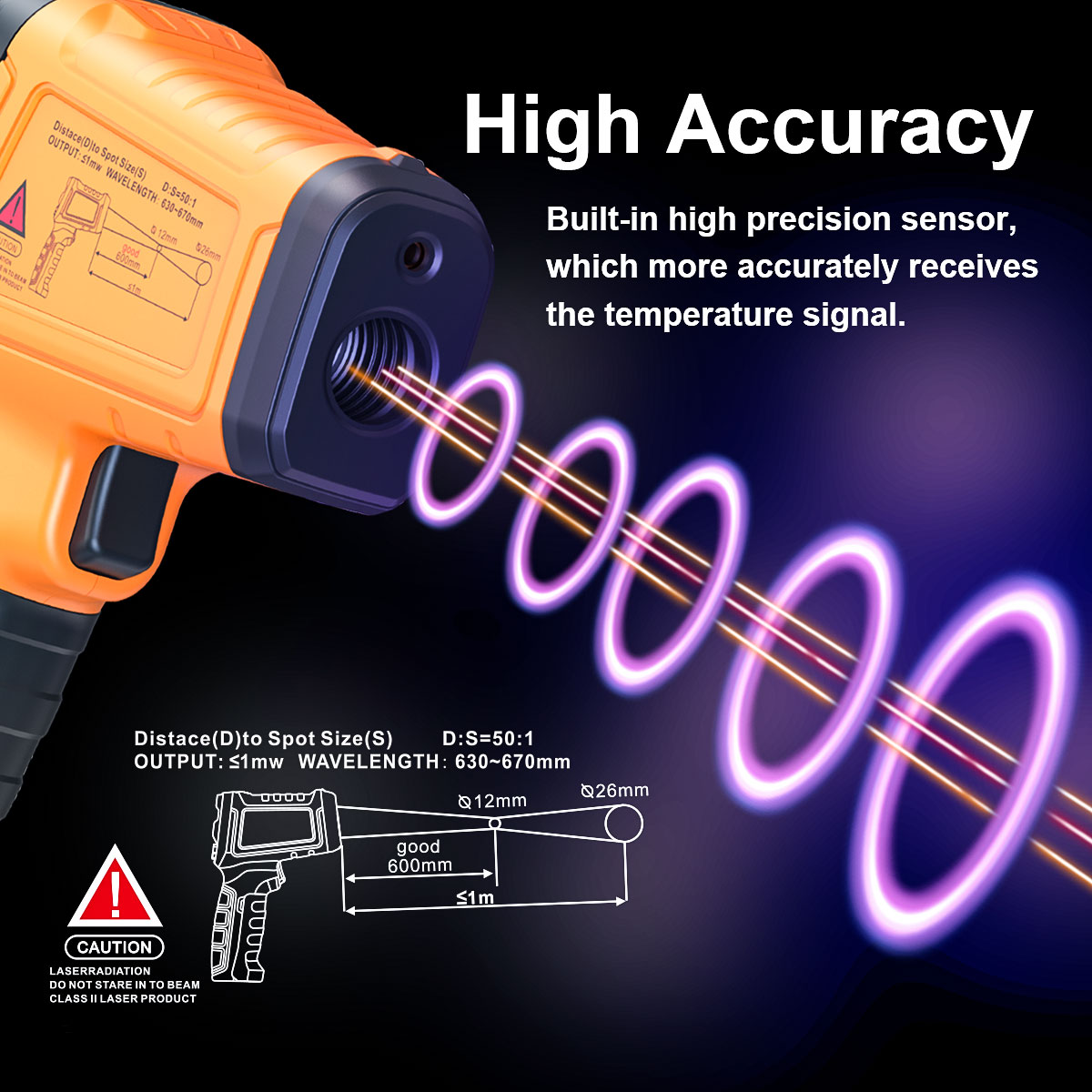 DT1000 DT1600 Kızılötesi Termo - Industrial Laser Temperature Sensor incelemesi ve fiyatı