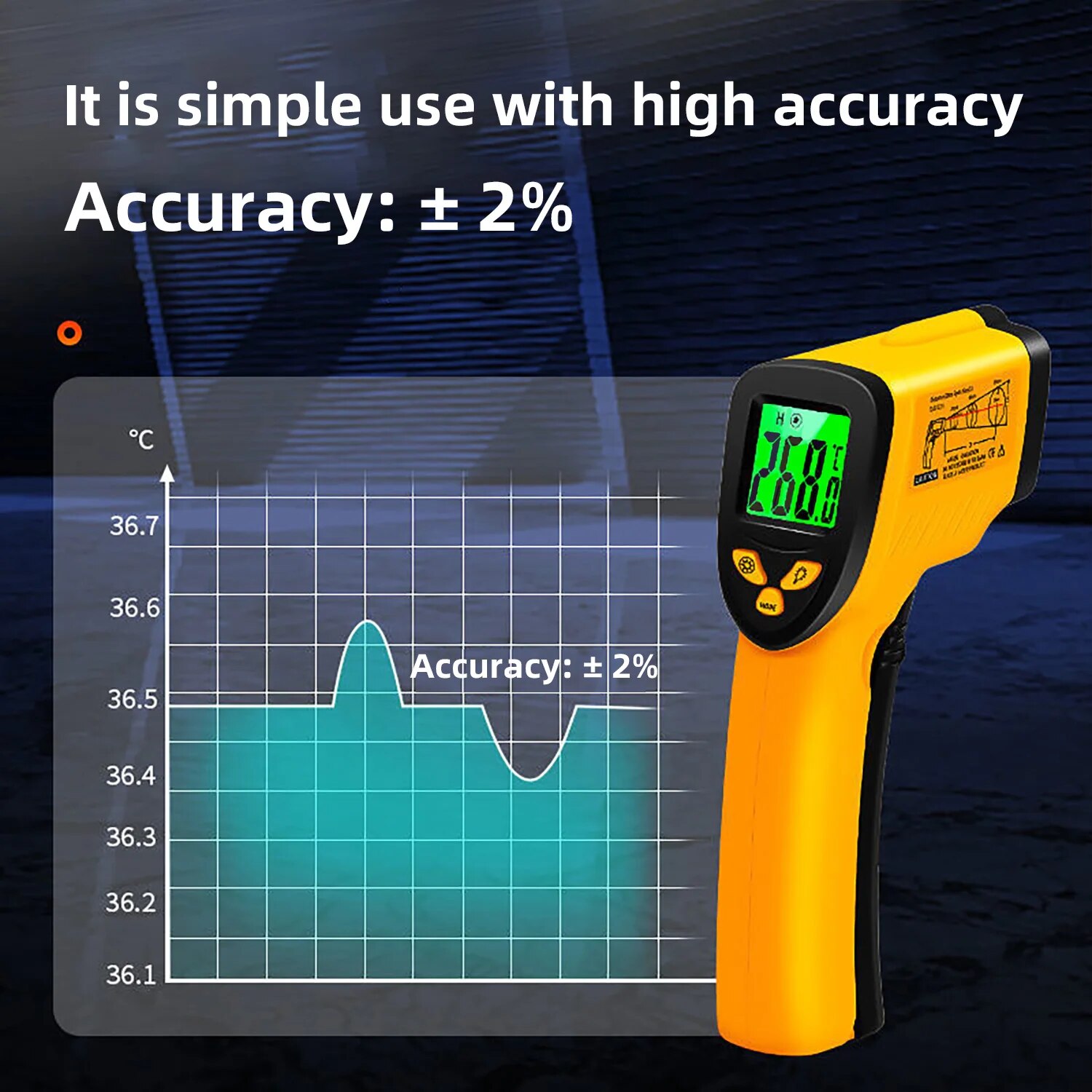 Dijital kızılötesi termometre- - Industrial Laser Temperature Sensor incelemesi ve fiyatı