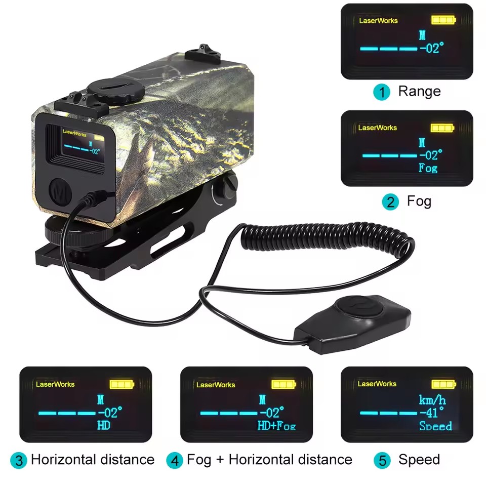 Açık Hava Avcılığı için Mini L - Industrial Laser Rangefinder incelemesi ve fiyatı