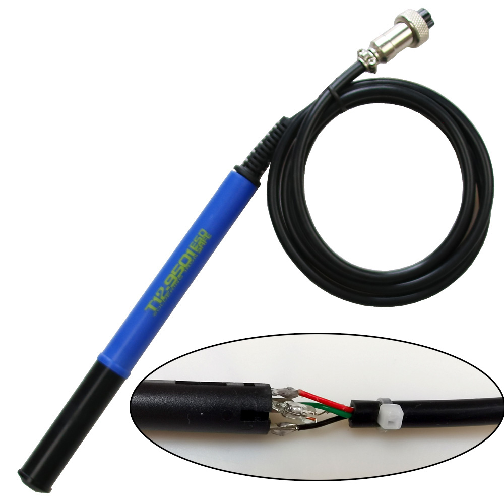 QUECOO 4 pin T12-M8 9501 907 P - Industrial Laser Soldering Iron incelemesi ve fiyatı