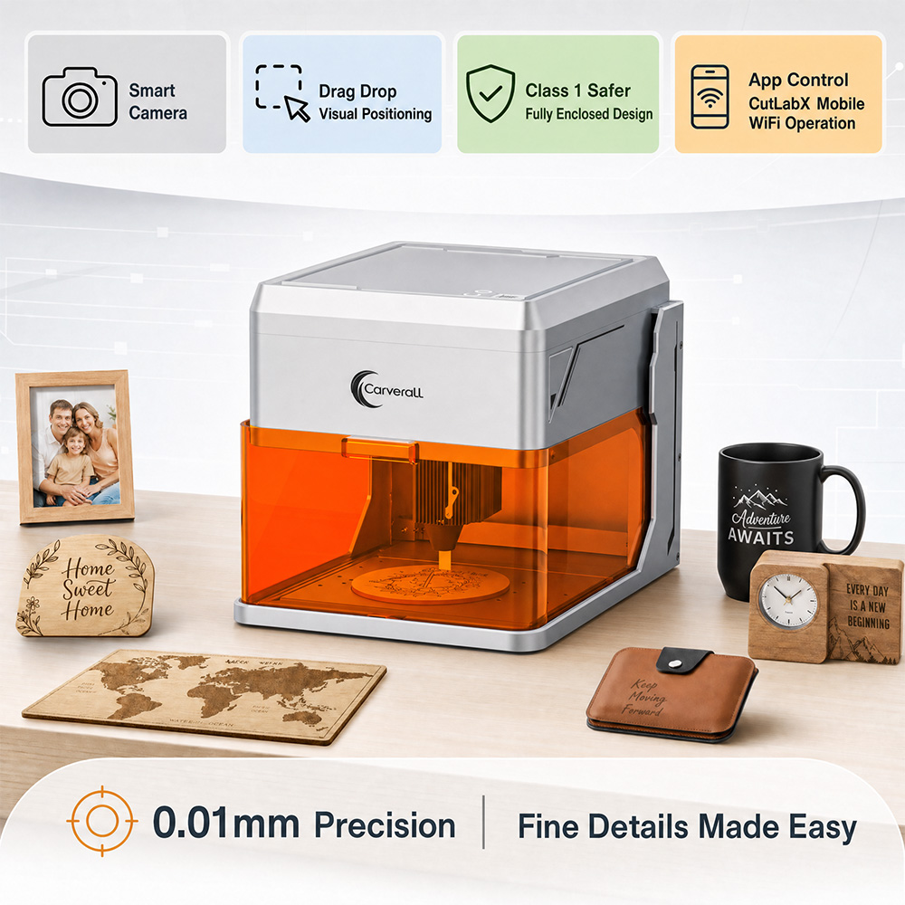 Carverall A1PRO 10W Lazer Grav - Industrial Laser Cutting Machine incelemesi ve fiyatı