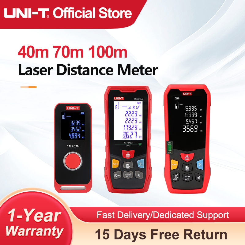 UNI-T Lazer Mesafe Ölçer 40m 6 - Industrial Laser Rangefinder incelemesi ve fiyatı